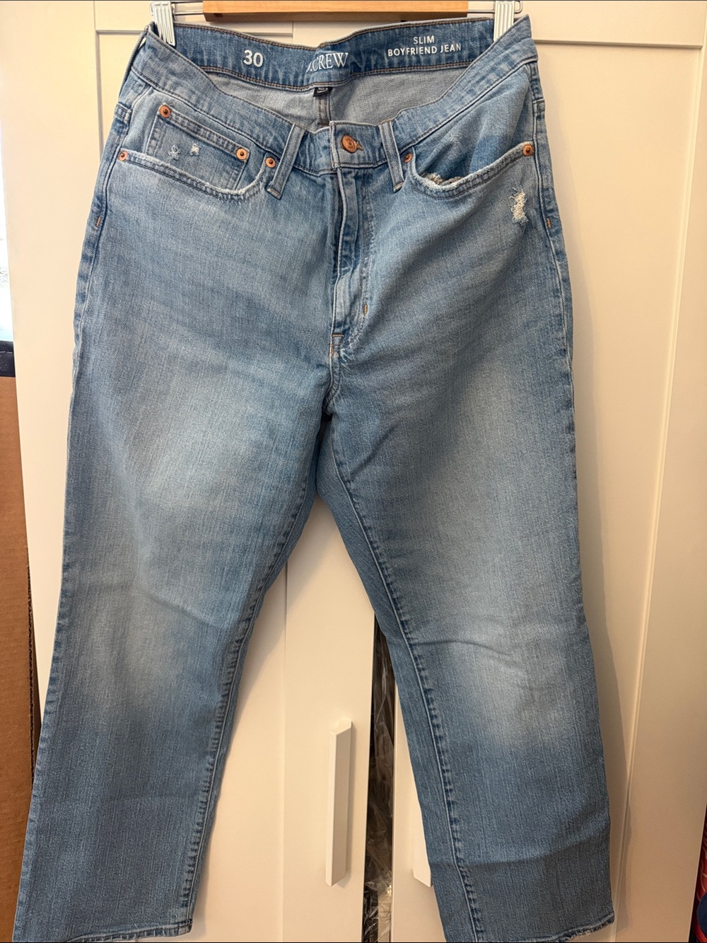 J. Crew Light Blue Slim Boyfriend Jeans